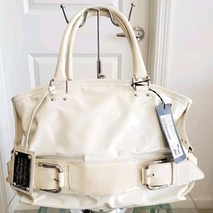 Dolce Gabbana WHITE Miss Loop Tote handbag purse